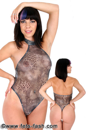 Body Fantasy Leopard Gr�n Transparent Design 02