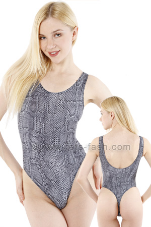 Body Schlange Grau Design 01