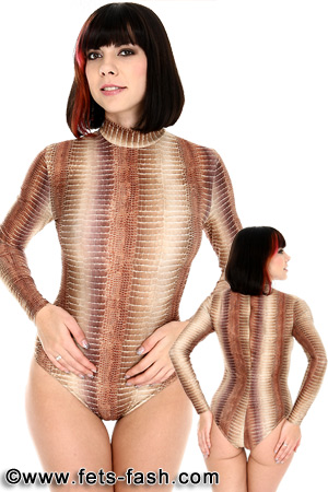 Body Krokodil Braun Design 04