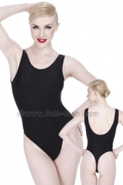 Body Elastane Black Ribbed optics Design 01