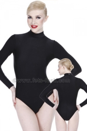 Body Elastane Black Ribbed optics Design 04