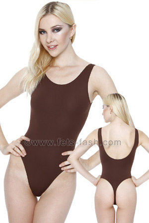 Body Elastane Brown Micro Fibre Matt Design 01