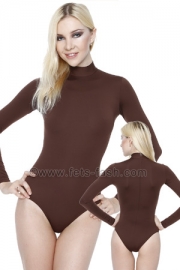 Body Elasthan Braun Mikrofaser Matt Design 04 / B67A-4  Material:   - 80% Polyamid / 20% Elasthan - matte Oberfl�che - Innenseite sehr weich - extrem elastisch und strapazierf�hig - guter Tragekomfort  Hinweis f�r Masken:   - f�r alle Maskentypen geeignet - Sicht und Atmung sehr gut  - nicht am Body angen�hte Maske,...