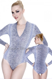 Body with front zip-fastener into Animal Colours