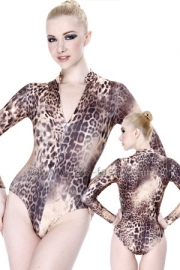 Body with front zip-fastener into Animal Colours