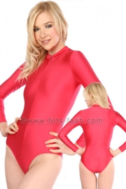Body with front zip-fastener into elastane Colours