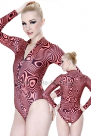Body with front zip-fastener Elastane Psycho