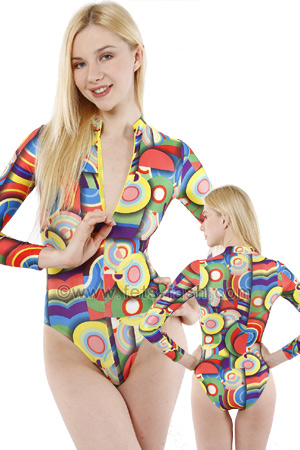 Body mit Frontrei�verschluss Elasthan Fantasy World