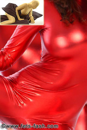 Bettbezug Shiny Rot