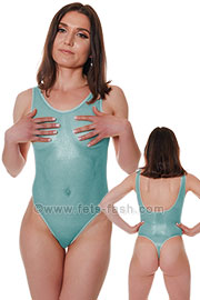 Fets Fash Body Tulle Turquoise Chintz Design 01, Damen, Gr. XS