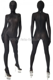 Catsuit Transparent Black