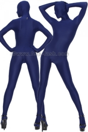 Catsuit Semi Transparent Blue