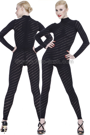 Catsuit Netz Orange