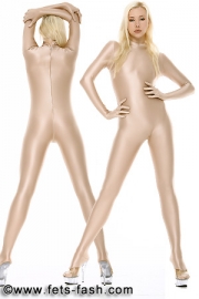 Catsuit Elasthan Haut Glanz / C63-1  Material:   - 80% Polyamid / 20% Elasthan / 185-195 gr/m� - gechinztes Elasthan (leicht metallisch gl�nzend) - extrem elastisch und strapazierf�hig - atmungsaktiv - faltenfreier Sitz   Hinweis f�r Masken:   - f�r alle Maskentypen geeignet - gute Atmungsaktivit�t - bei Maske 01, dunkle...
