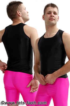 Herren Top in Elasthan Farben