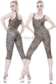 Jumpsuit in Animal Farben / J42B-Animal  Material:   - 80% Polyamid / 20% Elasthan  - elastisch und strapazierf�hig - atmungsaktiv - faltenfreier Sitz  - beschichtete Oberfl�che  Pflege:    - Maschinenw�sche bei 30�C   Sonderanfertigung:   - wir fertigen auch in Ihrer speziellen Gr��e - w�hlen Sie...