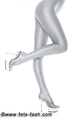 Leggings Elasthan Silbergrau