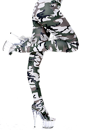 Leggings Elasthan Camouflage