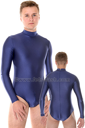 Body Elasthan Marineblau, Design 04, Zip, M�nner, Gr. L