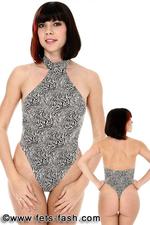 Body Broken Lines Ecru Design 02, Frauen, Gr. M