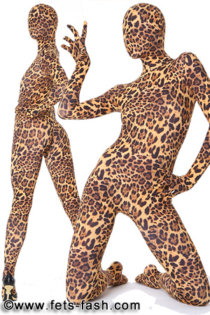 Catsuit Wildkatze, Maske02kM, H�nde und F��e, Frauen, Gr. L