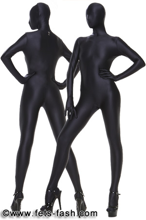 Catsuit Elasthan Schwarz, Frauen, Gr. XS
