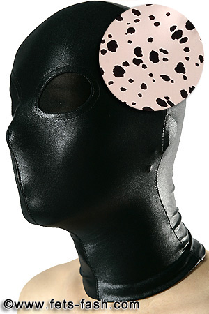 Maske 03-1 Dalmatiner, Augen mit schwarzen transparenten Eins�tzen, Unisex, Gr. S