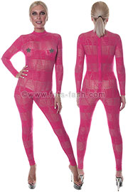 Zentai Catsuit Web Pink
