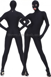 Zentai Catsuit Elastane Strong Black