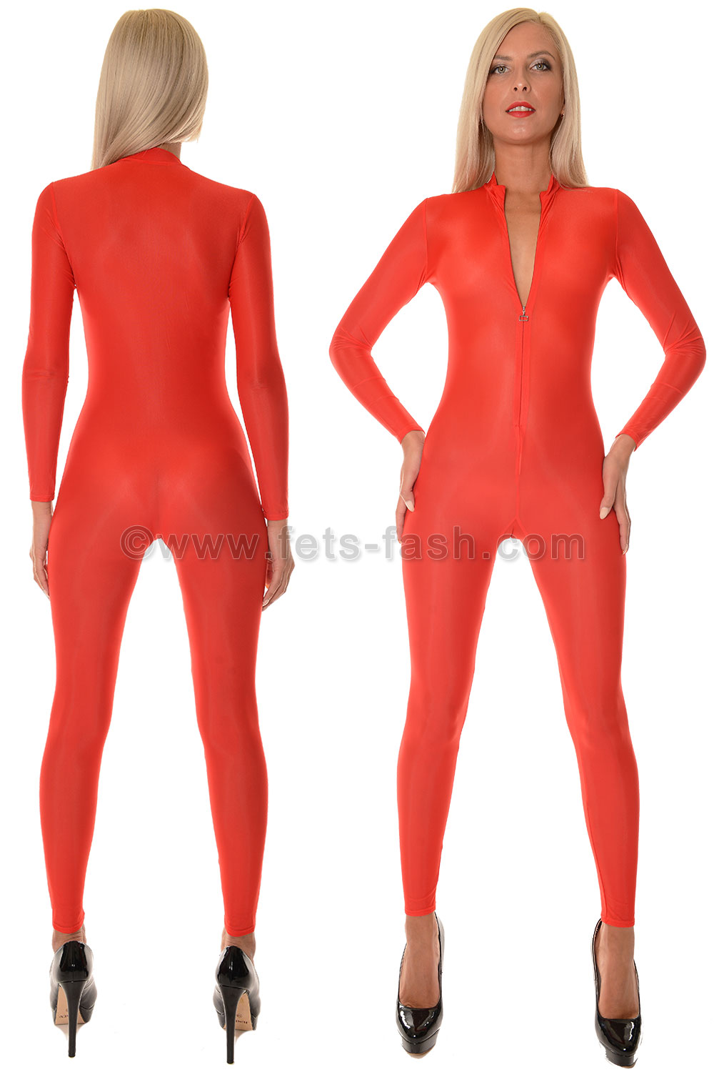 red cat suit