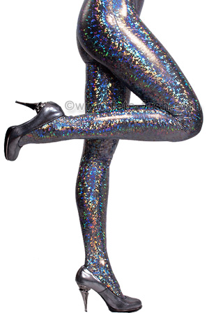 Fets Fash Leggings Effect Hologram Black