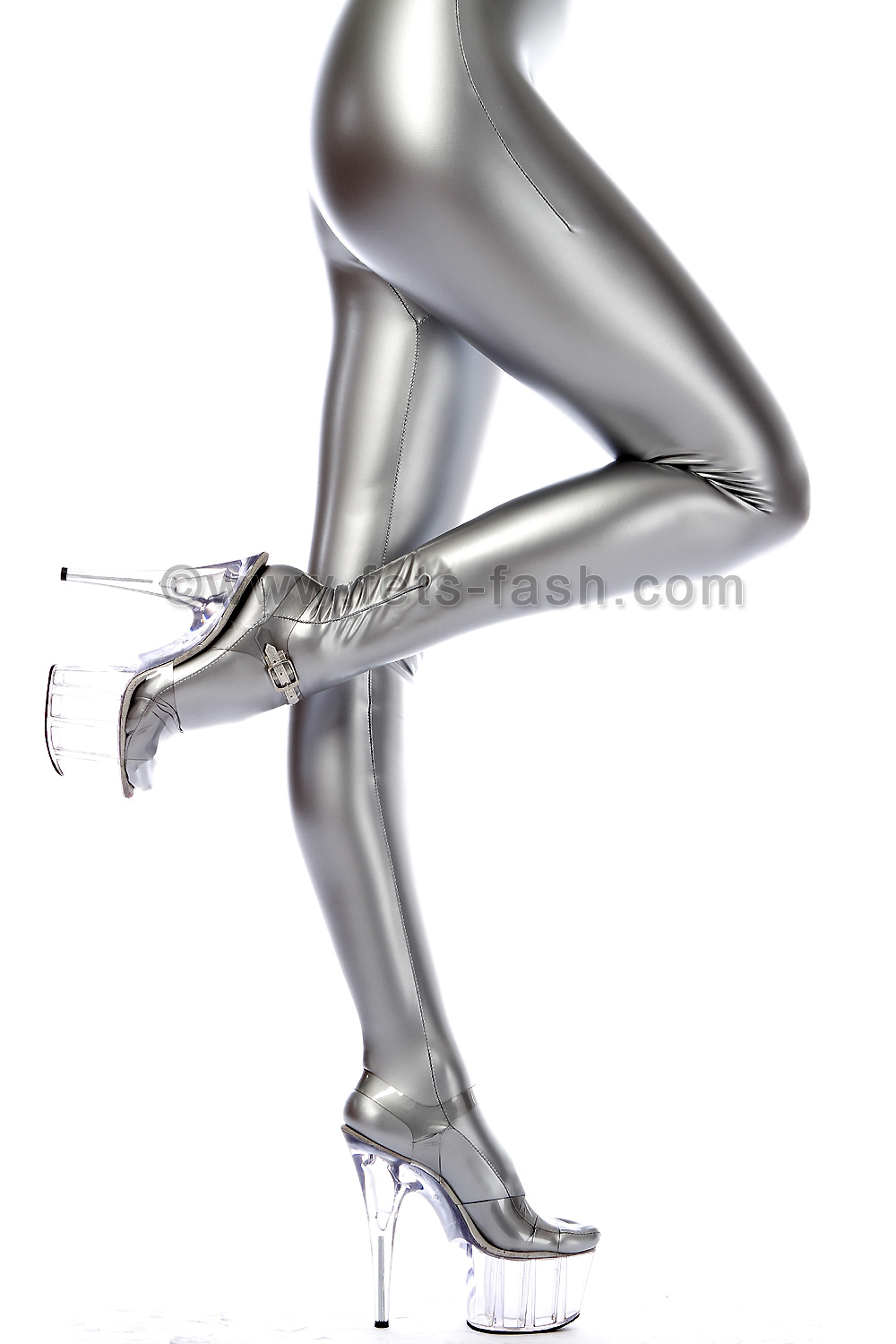 silver leggings