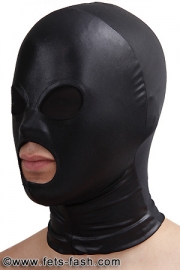 Maske 02-1kM, Augen mit schwarzen transparenten Einstzen, kleine Mundffnung
